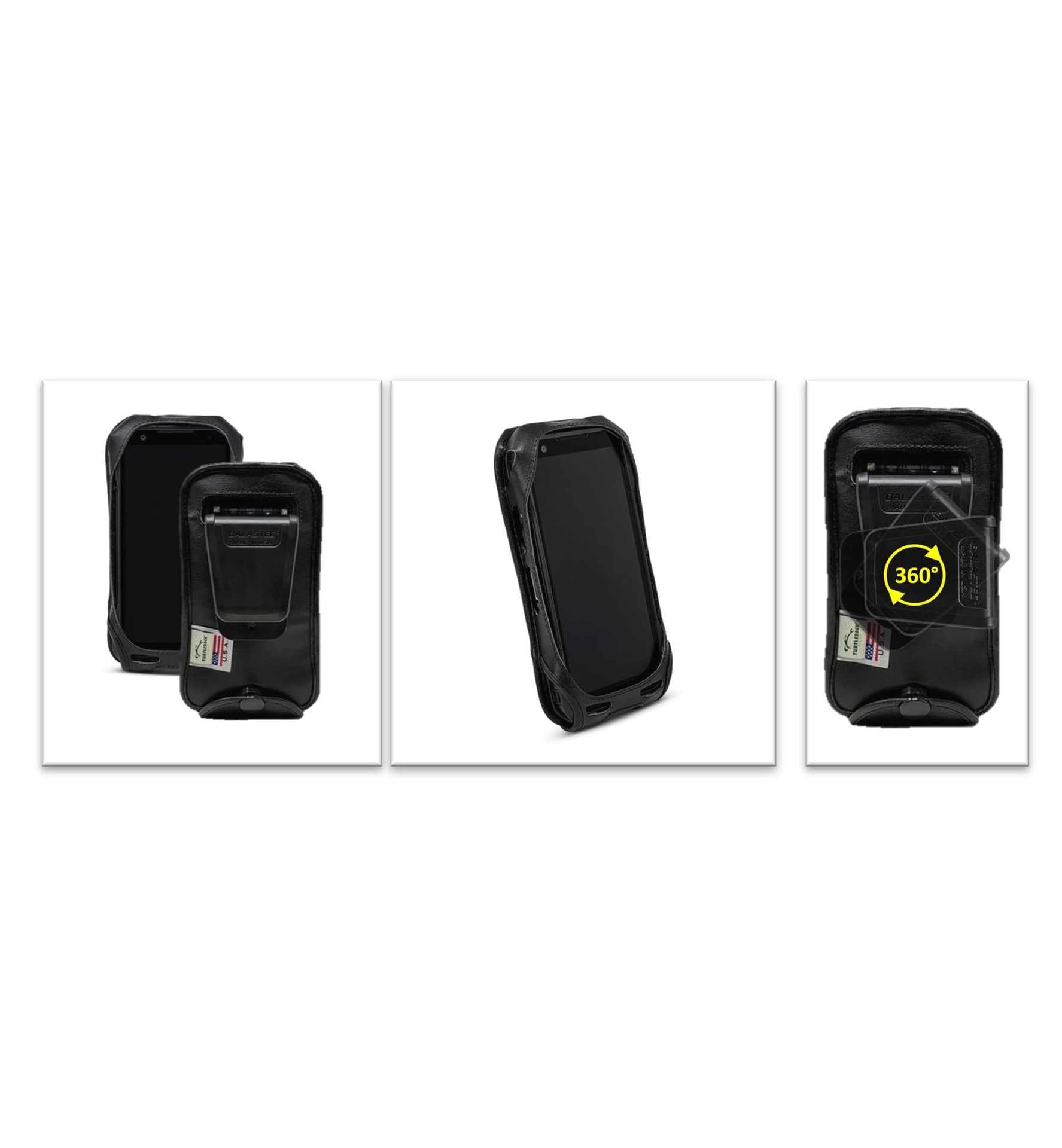 Turtleback Leather Case + Swivel Belt Clip | Kyocera